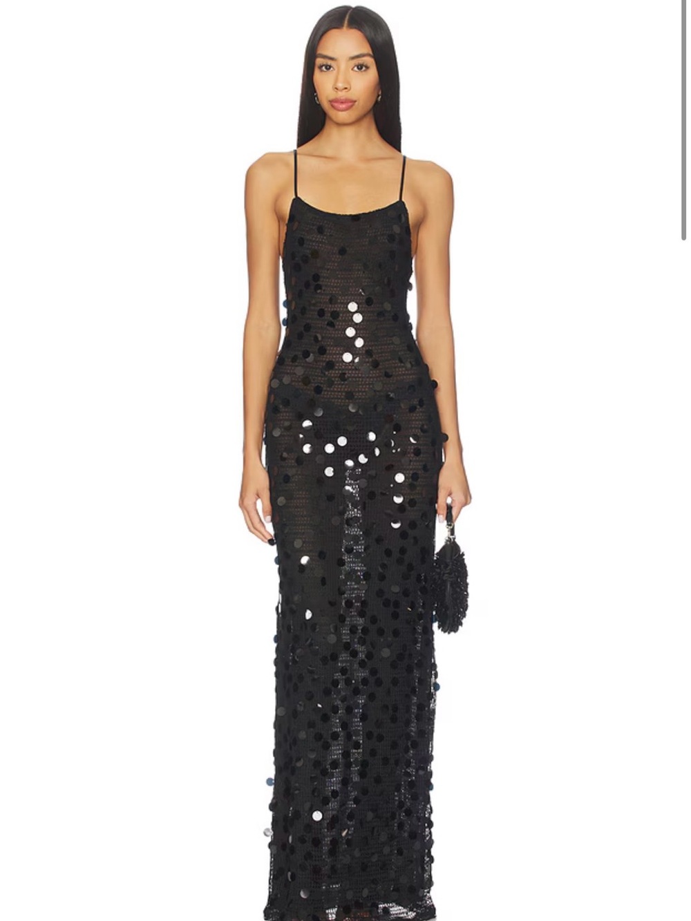 Superdown Arna Maxi Dress in Black